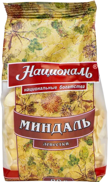 Изображение Миндальные лепестки Националь Националь м/у, 80 г