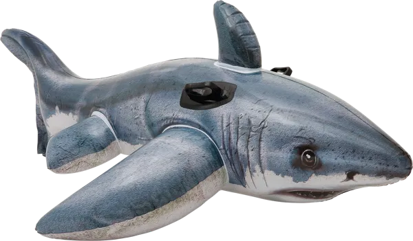 Изображение Игрушка 173*107см для плавания Интекс большая белая акула Интекс к/у, 1 шт