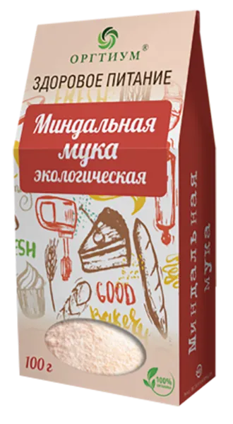 Изображение Мука миндальная Оргтиум Оргтиум кор, 100 г