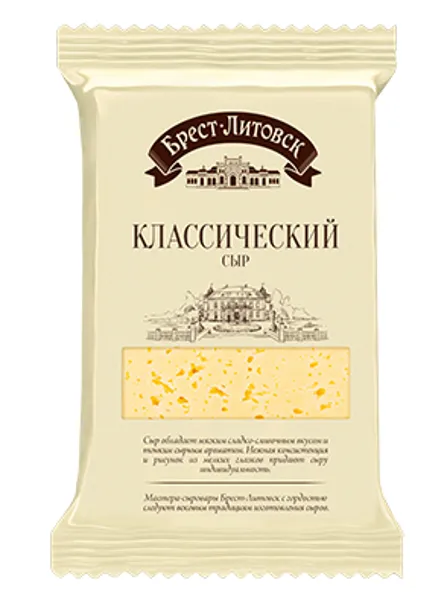 Изображение Сыр 45% Брест-Литовск классический Савушкин продукт м/у, 200 г