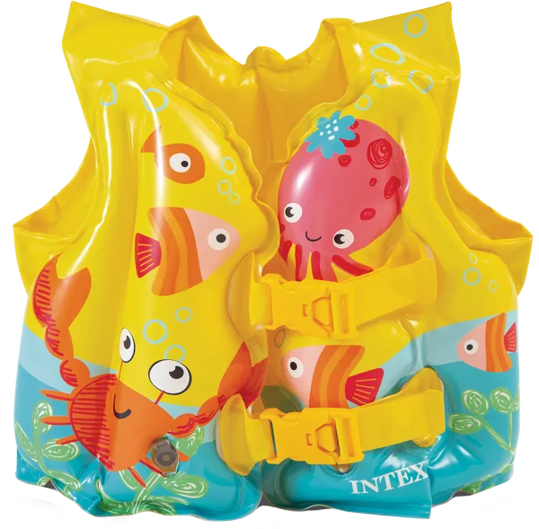 Изображение Жилет для плавания 3-5 лет Интекс тропические друзья Интекс к/у, 1 шт
