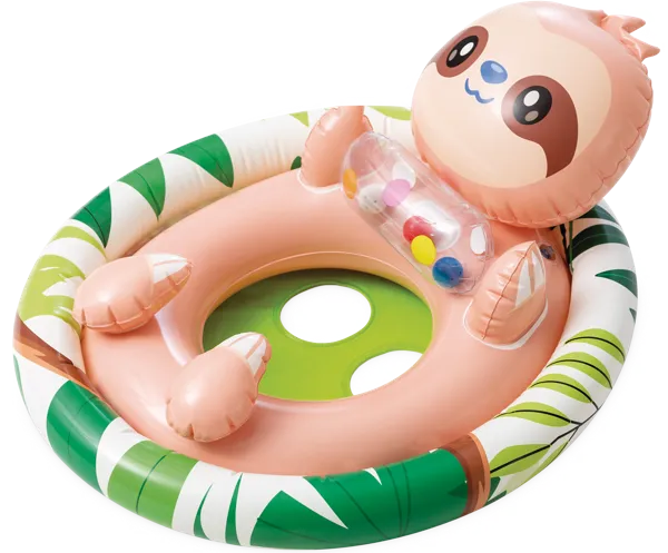 Изображение Круг 58см для плавания 3-4 года Интекс зверята с сиденьем Интекс к/у, 1 шт