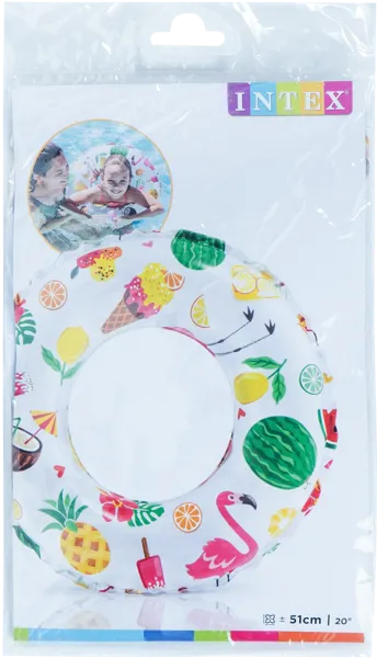 Изображение Круг для плавания 3-6лет Интекс лайвли принт свим Интекс к/у, 1 шт