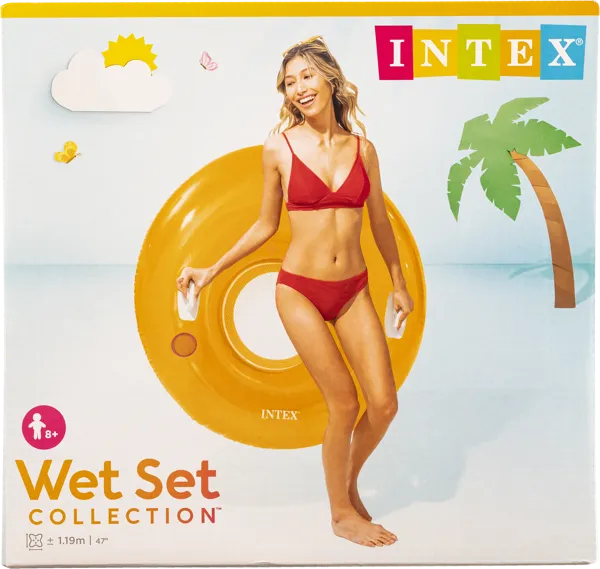 Изображение Круг 119см для плавания Интекс ситн лаундж с ручками Интекс к/у, 1 шт