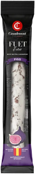 Изображение Колбаса сыровяленая в плесени Касадемонт фуэт экстра с инжиром Пит-продукт ООО защит атм, 110 г