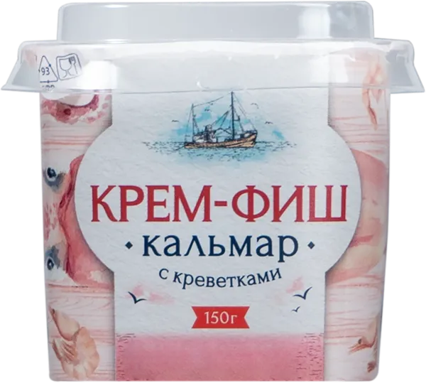 Изображение Паста из морепродуктов Крем-фиш кальмар Европром ООО п/б, 150 г