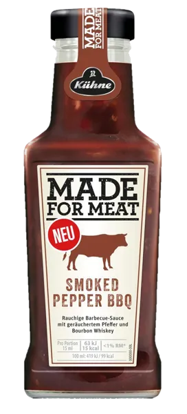 Изображение Соус барбекю с копчен перцем Кюне мейд фо мит Кюне с/б, 235 г