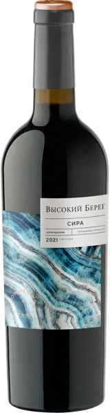 Изображение Вино красное сухое стиль №1 Сира ЗГУ высокий берег Кубань Вино с/б, 0,75 л