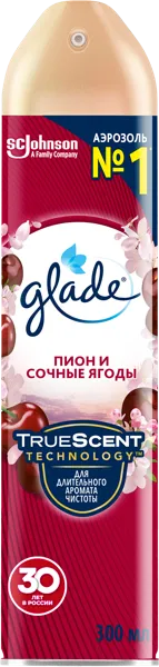Изображение Освежитель воздуха Глейд пион и сочные ягоды Эс Си Джонсон ж/б, 300 мл