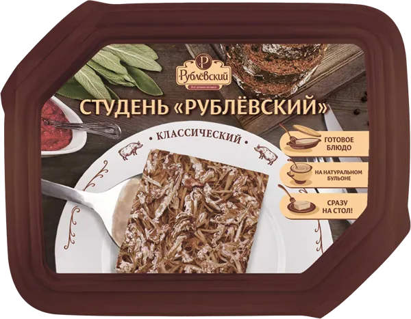 Изображение Студень Рублевский классический Рублевский МПЗ кор, 380 г