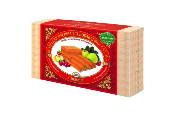 Изображение Пастила без сахара Белевская с вишней Белевская пастила кор, 180 г