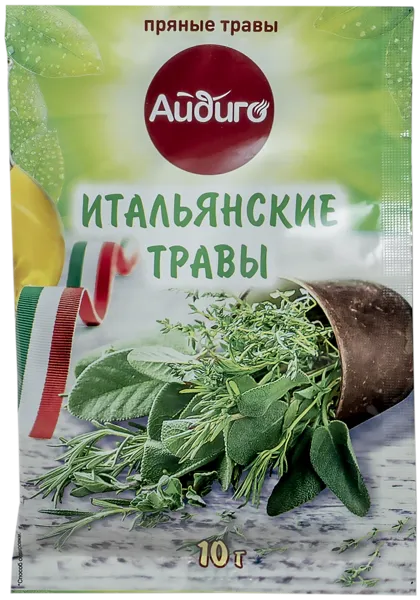 Изображение Приправа Айдиго итальянские травы Айдиго м/у, 10 г