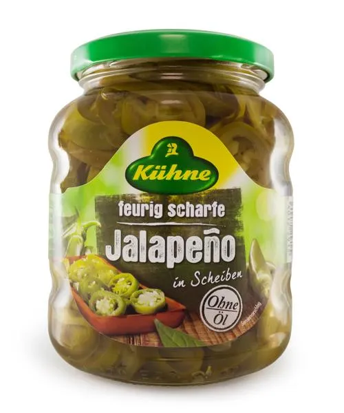 Изображение Перец без масла Кюне халапеньо резаный Карл Кюне с/б, 330 г