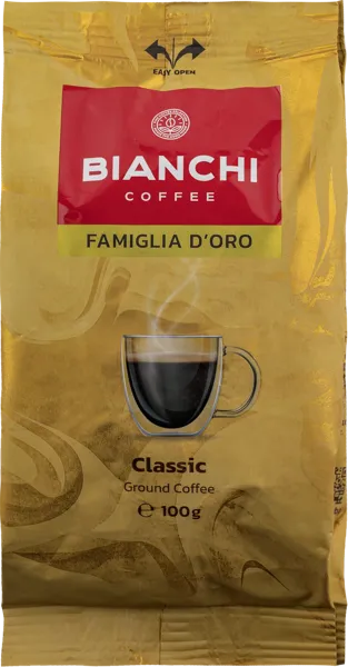 Изображение Кофе молотый Бианчи голд Бианчи Кофе м/у, 100 г