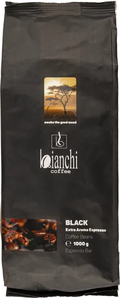 Изображение Кофе в зернах Бианчи блэк 70% арабика Бианчи Кофе м/у, 1 КГ