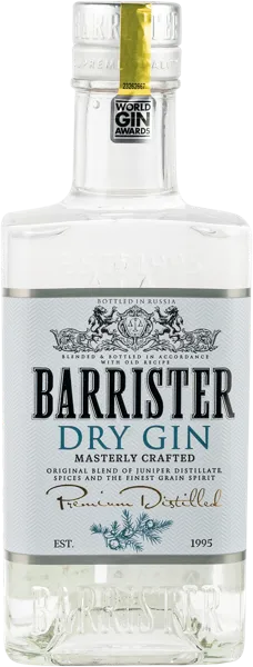 Изображение Джин Барристер драй Ладога с/б, 0,5 л