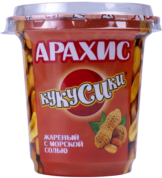 Изображение Арахис жареный Кукусики с солью Наникова ИП п/у, 70 г