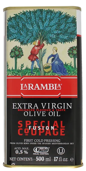 Изображение Масло оливковое 0,5% Ла Рамбла из Каталонии e.v. Ла Рамбла ж/б, 500 мл