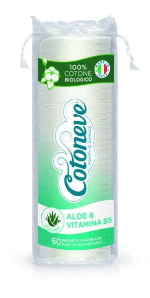 Изображение Ватные диски 100% хлопок Котонев БИО с экстрактом алоэ Сисма м/у, 60 шт