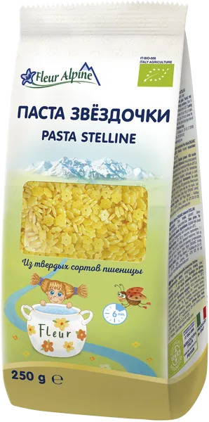 Изображение Паста из твердых сортов Флер Альпин БИО звездочки Граноро Срл м/у, 250 г