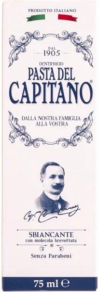 Изображение Зубная паста отбеливающая Дель капитано 1905 молекула эуреко Фармасьютичи к/у, 75 мл