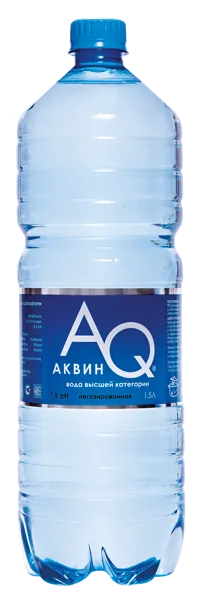 Изображение Вода газ pH 7,5 Аквин питьевая артезианская ЭКО-Лаб п/б, 1,5 л