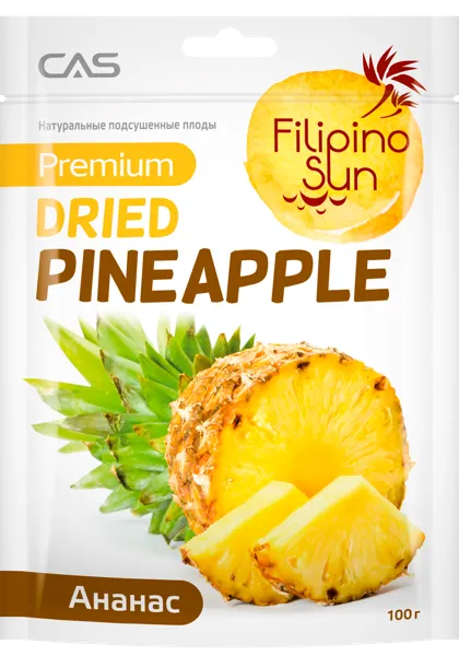 Изображение Ананас сушеный Филипино Сан Вьеткоко Интернешенл Ко м/у, 100 г