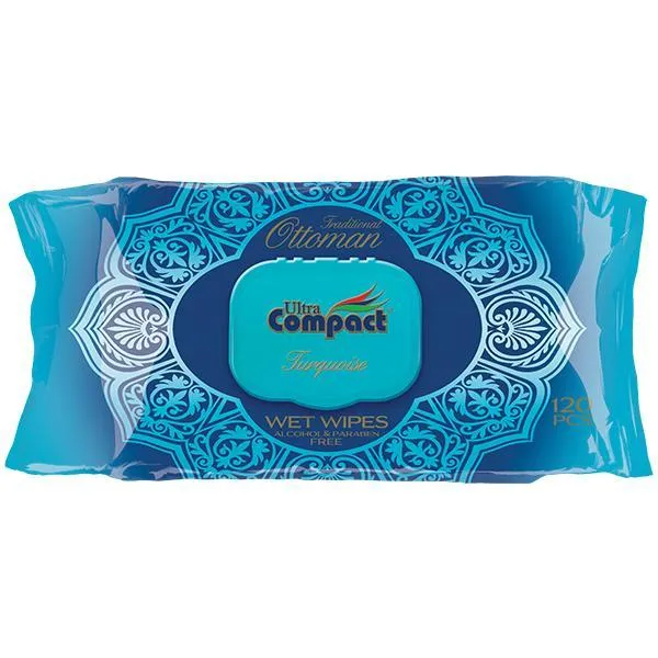 Изображение Салфетки влажные для рук Ультра компакт османская бирюза Арсан Кимья м/у, 120 шт