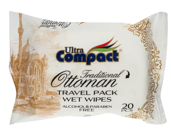 Изображение Салфетки влажные для рук Ультра компакт традишионал оттоман Арсан Кимья м/у, 20 шт