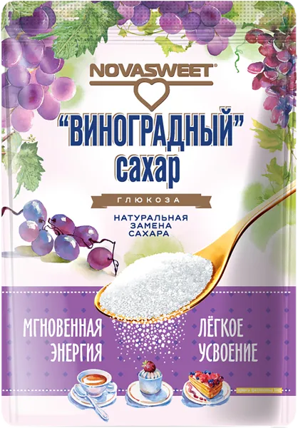 Изображение Глюкоза Новасвит виноградный сахар Новапродукт АГ м/у, 400 г