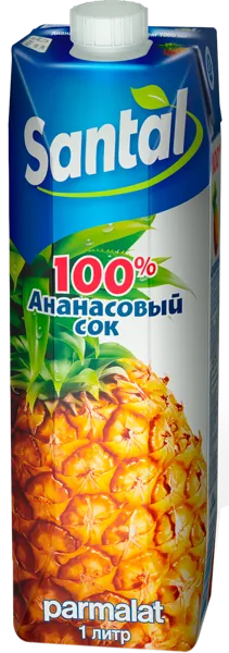 Изображение Сок Сантал ананас Пармалат т/п, 1 л