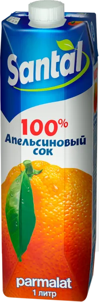 Изображение Сок Сантал апельсин Пармалат т/п, 1 л