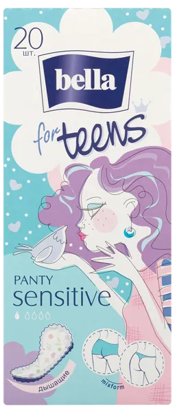 Изображение Прокладки ежедневные Белла фо тинс ультра сенсетив АО ТЗМО С.А. к/у, 20 шт
