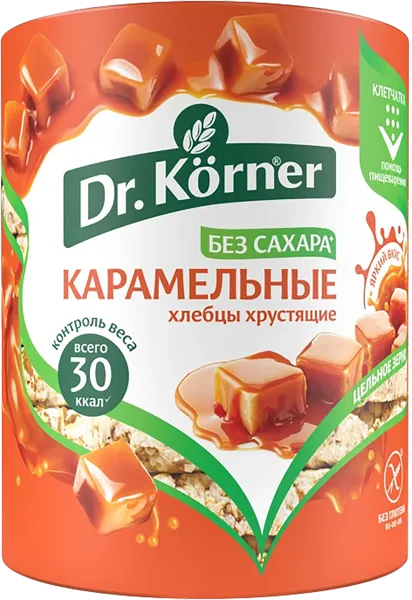 Изображение Хлебцы кукурузно-рисовые Др. Кёрнер карамельные Хлебпром м/у, 90 г